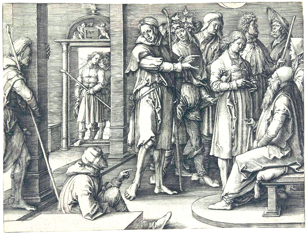 約瑟把夢境告訴雅各 （Lucas van Leyden繪於1512年）